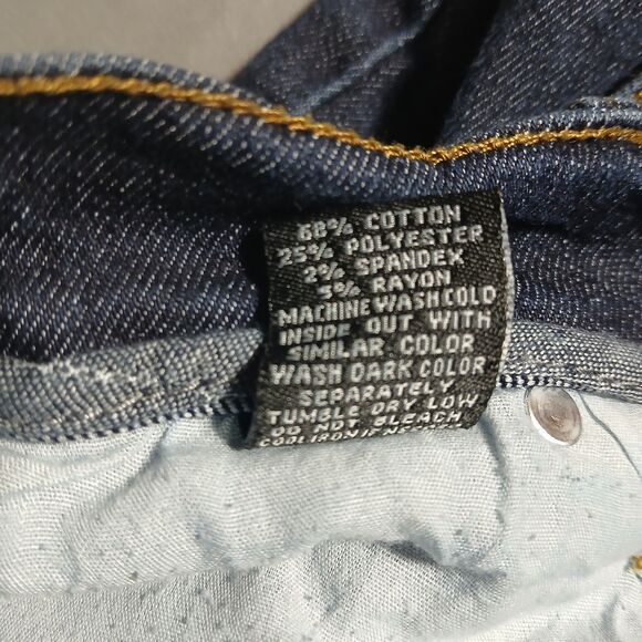 Southpole Men 36x32 Jeans Dark Wash Stretch Indigo Blue Selvedge Denim Skate Y2K - Picture 8 of 14